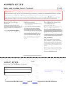 Form Pv49 - Sales And Use Tax Return Payment