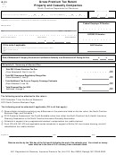 Form Ib-33 - Gross Premium Tax Return Property And Casualty Companies