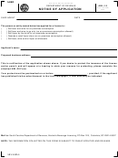 Form Abl-10 - Notice Of Application