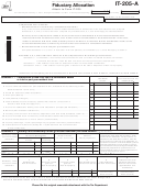 Fillable Form It-205-A - Fiduciary Allocation - 2011 Printable pdf