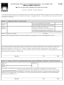 Form Dr-418e - Enterprise Zone Ad Valorem Property Tax Exemption Child Care Facility Application For Exemption Certification