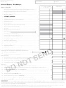 Form 3861 - Annual Return Worksheet