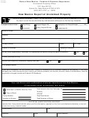 Form Rpd-41201 - New Mexico Report Of Unclaimed Property