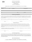 Form Nj-165 - Employee's Certificate Of Nonresidence In New Jersey