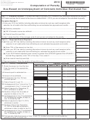 Form Dr 0204 - Computation Of Penalty Due Based On Underpayment Of Colorado Individual Estimated Tax - 2013
