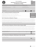 Form M-8453 - Individual Income Tax Declaration For Electronic Filing - 2013