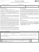 Form Ct-1120hs - Historic Structures Rehabilitation Tax Credit - 2013