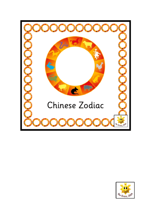 Chinese Zodiac Elements Chart Printable pdf