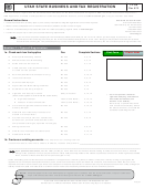 Form Tc-69 - Utah State Business And Tax Registration - 2013