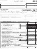 Form Ct-1120cr - Combined Corporation Business Tax Return - 2013