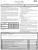 Form Ct-1120gb - Green Buildings Tax Credit - 2013