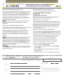 Form Il-1120-es - Estimated Income And Replacement Tax Payments For Corporations - 2015