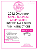 Form 512-s - Oklahoma Small Business Corporation Income Tax Return - 2012
