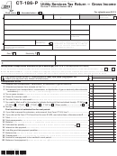 Form Ct-186-p - Utility Services Tax Return - Gross Income