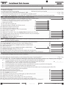 Fillable California Form 3805e - Installment Sale Income - 2012 Printable pdf