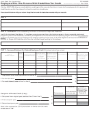 Form Tc-40hd - Employers Who Hire Persons With Disabilities Tax Credit