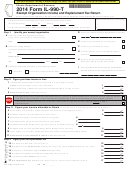 Form Il-990-t - Exempt Organization Income And Replacement Tax Return - 2014
