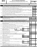 Fillable Form 4972 - Tax On Lump-Sum Distributions - 2012 Printable pdf