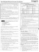 Arizona Form 140 - Resident Personal Income Tax Return - 2013