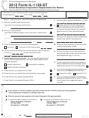 Form Il-1120-st - Small Business Corporation Replacement Tax Return - 2012