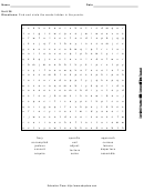 Level 6 Word Search Puzzle Template