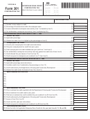 Virginia Form 301 - Enterprise Zone Credit Corporation Tax