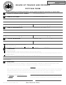 Form Rev-260ba - Board Of Finance And Revenue Petition Form