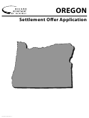 Settlement Offer Application Form - Oregon Department Of Revenue
