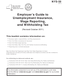 Form Nys-50 - Employer's Guide To Unemployment Insurance, Wage Reporting, And Withholding Tax