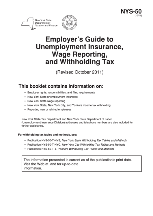 Form Nys-50 - Employer