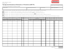 Form 3779 - Transporter Schedule Of Deliveries Of Diversions