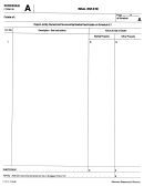 Schedule A (Form 101) - Wisconsin Real Estate Printable pdf