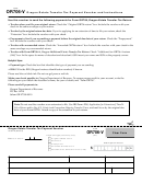 Form Or706-v - Oregon Estate Transfer Tax Payment Voucher And Instructions