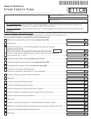 Form 511cr - Other Credits Form - 2012