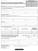 Form 4175a - Application To Purchase Tax Foreclosed Property - County Government (following Minimum Bid Auction)