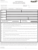 Form 51a600 - Application For Kentucky Disaster Relief Sales And Use Tax Refund