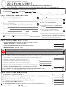 Form Il-990-t - Exempt Organization Income And Replacement Tax Return - 2012