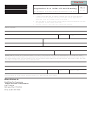 Form Tc-42 - Utah Application For A Letter Of Good Standing