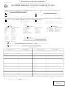 Form Rp-5217-app-1 - Application / Agreement For Rps035 Transmittal To Orpts