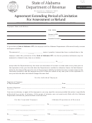Fillable Form Ba: Rs1 - Agreement Extending Period Of Limitation For Assessment Or Refund Printable pdf