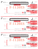 Form F-1120es - Declaration/installment Of Florida Estimated Income/franchise Tax
