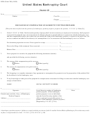 Form 280 - Disclosure Of Compensation Of Bankruptcy Petition Preparer