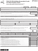 Form Ct-612 - Claim For Remediated Brownfield Credit For Real Property Taxes - 2013 Printable pdf