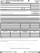 California Form 1117 - Request To Terminate Water's-edge Election - 2013