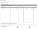 Form 3711 - Report Of Heavy Earth Moving Equipment Claimed As Exempt Inventory