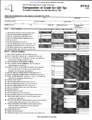 Form Et-412 - Computation Of Credit For Gift Tax
