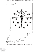 Instructions For Form Ih-12 - Indiana Inheritance Tax