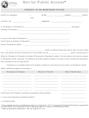 Form Ih-exem - Affidavit Of No Inheritance Tax Due
