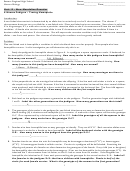 Non-Mendelian Genetics High School Biology Worksheet With Answers Printable pdf