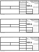 Form In-msa - Indiana Individual Medical Savings Accounts